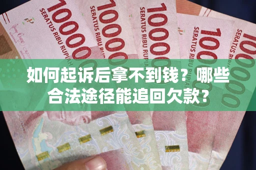 武汉如何起诉后拿不到钱？哪些合法途径能追回欠款？
