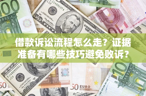 武汉借款诉讼流程怎么走？证据准备有哪些技巧避免败诉？