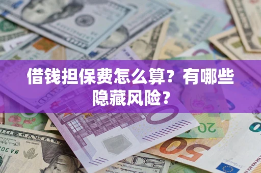 武汉借钱担保费怎么算？有哪些隐藏风险？