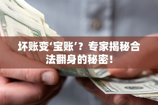 武汉坏账变‘宝账’？专家揭秘合法翻身的秘密！