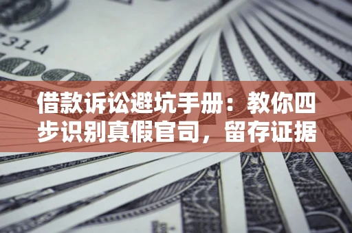武汉借款诉讼避坑手册：教你四步识别真假官司，留存证据不踩雷