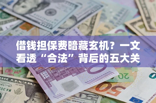 武汉借钱担保费暗藏玄机？一文看透“合法”背后的五大关键陷阱