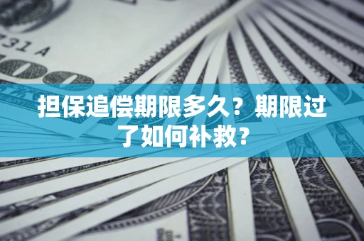 武汉担保追偿期限多久？期限过了如何补救？