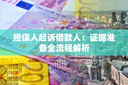 武汉担保人起诉借款人：证据准备全流程解析