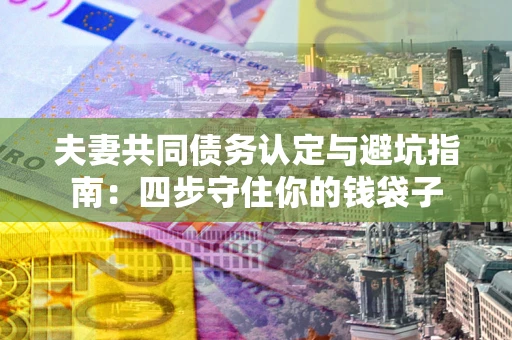 武汉夫妻共同债务认定与避坑指南：四步守住你的钱袋子
