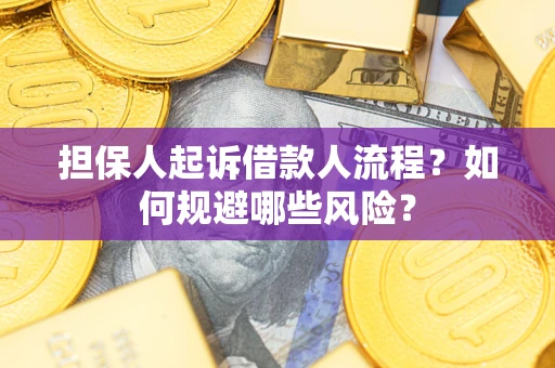 武汉担保人起诉借款人流程？如何规避哪些风险？