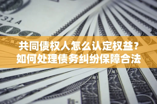 武汉共同债权人怎么认定权益？如何处理债务纠纷保障合法权益？