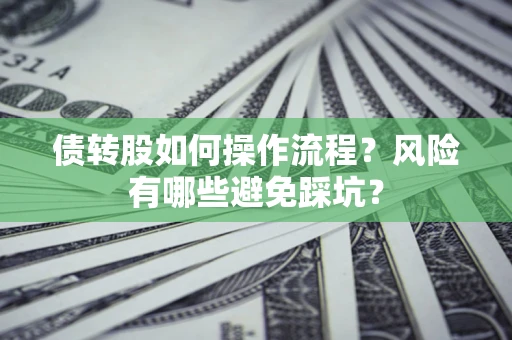 武汉债转股如何操作流程?风险有哪些避免踩坑? 武汉债转股如何操作流程?风险有哪些避免踩坑?