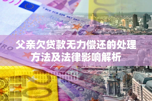 武汉父亲欠贷款无力偿还的处理方法及法律影响解析
