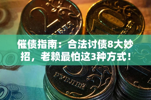 武汉催债指南：合法讨债8大妙招，老赖最怕这3种方式！